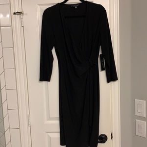 NWT!! Black Wrap Dress